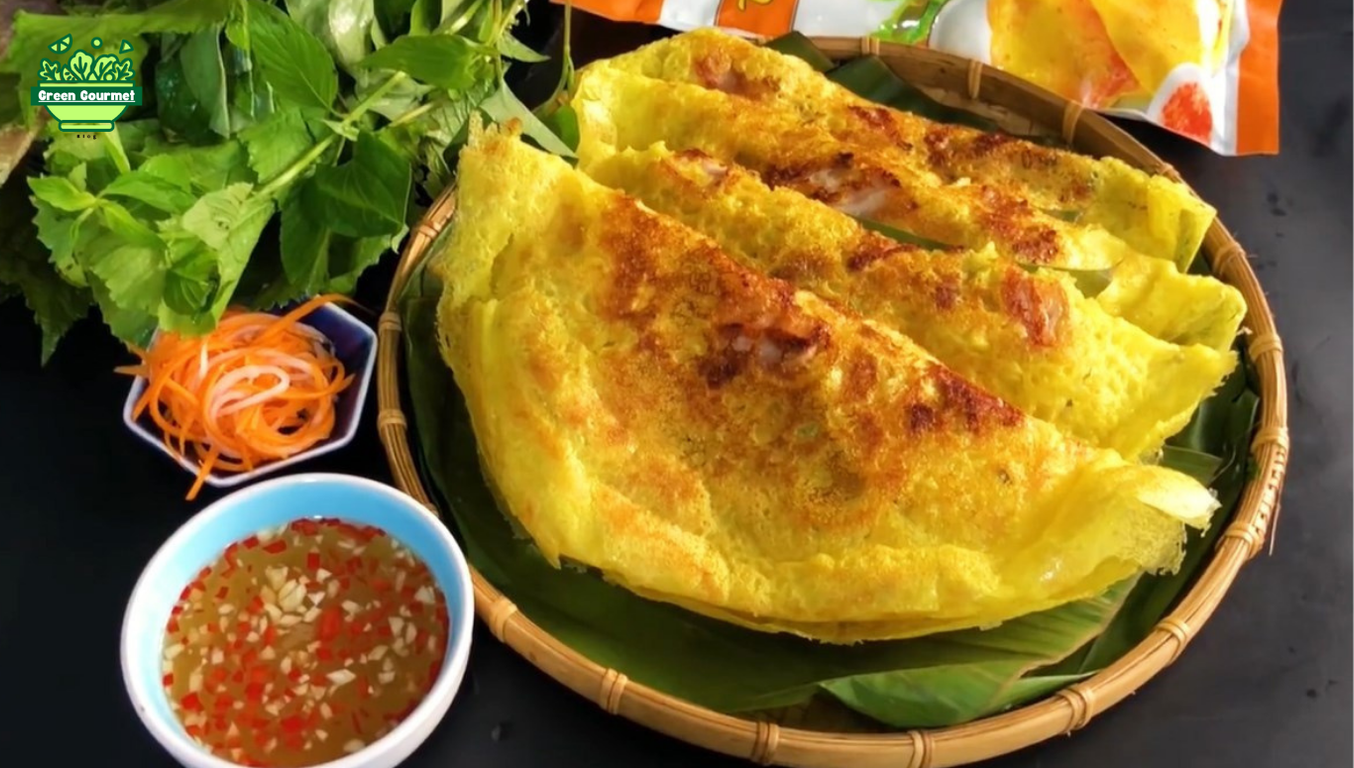 Vietnamese Veggie Sizzling Pancake